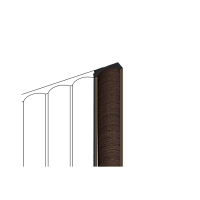 Финишный молдинг LF139B BR354 HI WOOD 34мм х 12мм х 2,7м Финишный молдинг LF139B BR354 HI WOOD 34мм х 12мм х 2,7м